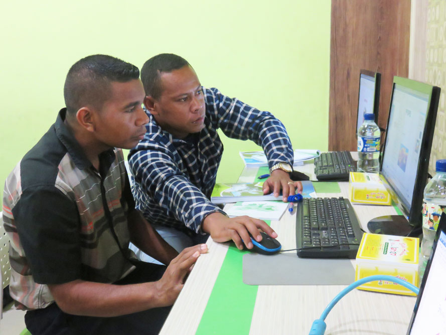 Sepfope Timor Leste Mengikuti Pelatihan Desain Grafis