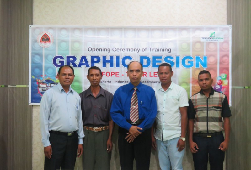 Sepfope Timor Leste Mengikuti Pelatihan Desain Grafis