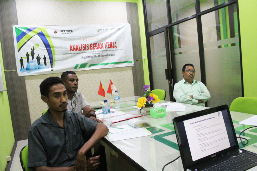Workload Analysis Training SEPFOPE Timor Leste