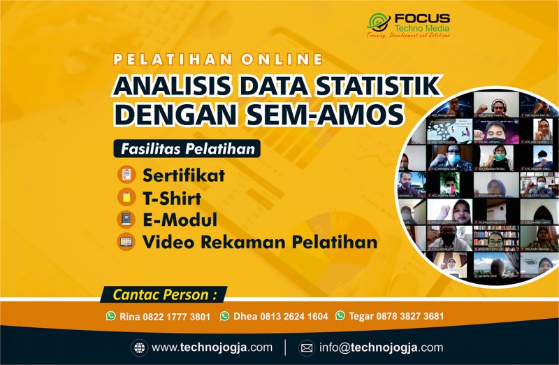 Pelatihan Online Analisis Data Statistik Dengan SEM-AMOS