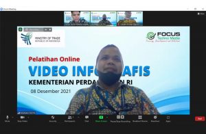 Pelatihan Online Video Infografis Kementerian Perdagangan