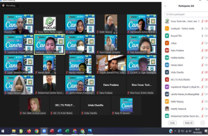 pelatihan infografis dengan canva