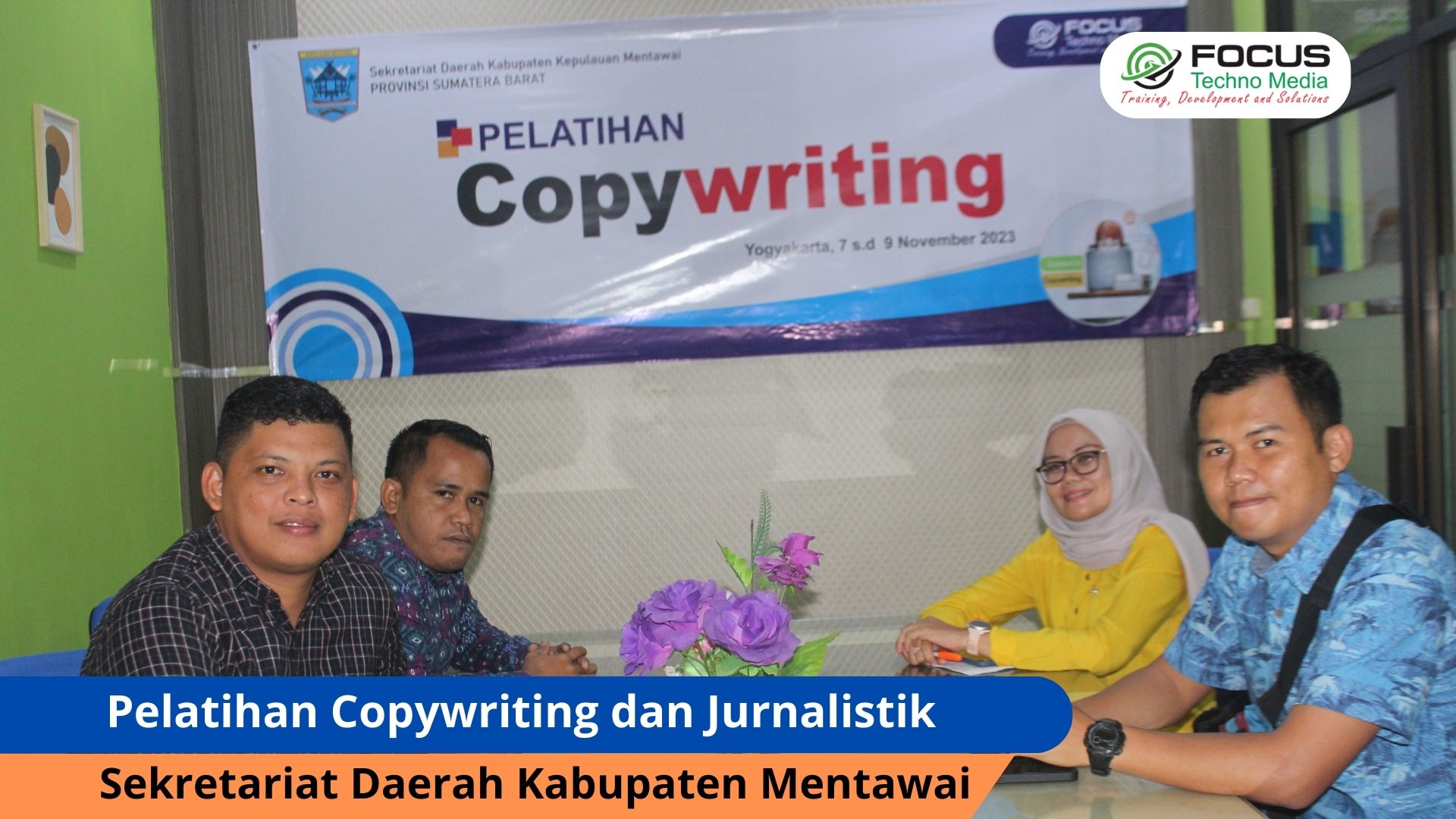 Pelatihan copywriting dan jurnalistik