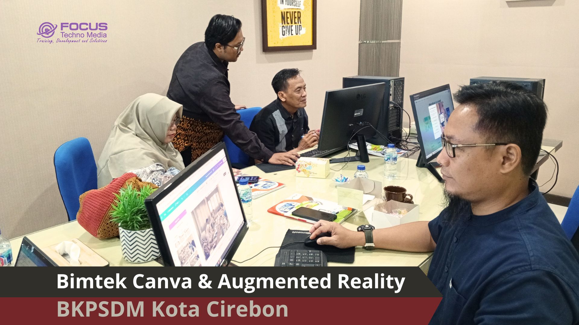 pelatihan canva dan augmented reality